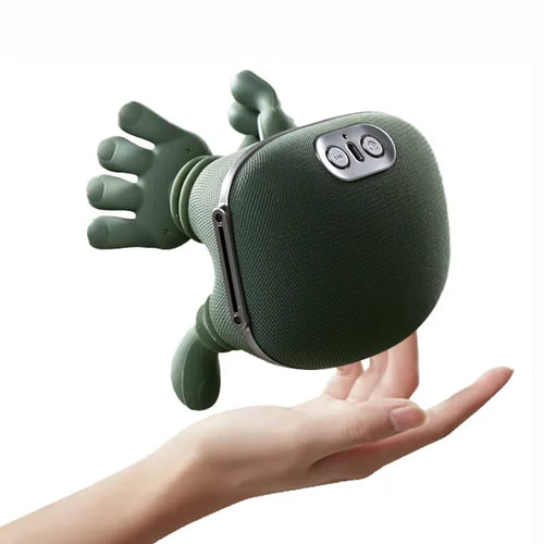 Handheld Shoulder Neck Massager Deep Tissue Kneading with Heat